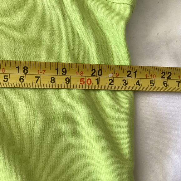 Ladies ISAAC MIZRAHI Lime Green 3/4 Sleeve Pullover Top Size Large - Picture 6 of 8